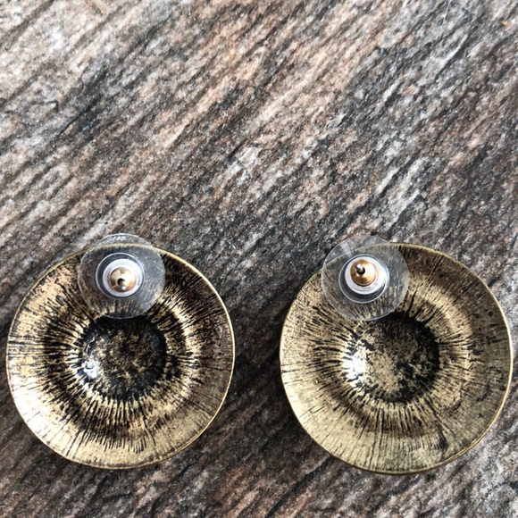 Round rainbow earrings - Picture 2 of 3
